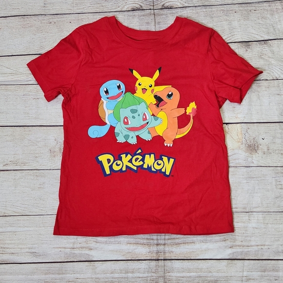 Pokemon Tops - Red Pokemon TShirt